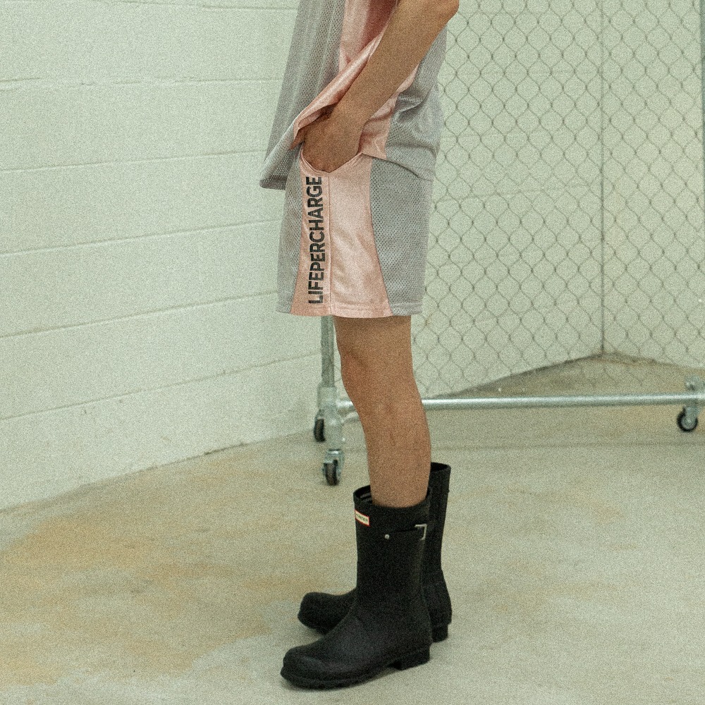 LC mesh uniform shorts GREY